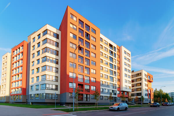 Apartment Home Residential Building Complex Street Parking Apartment Home Residential Building Complex Street Parking