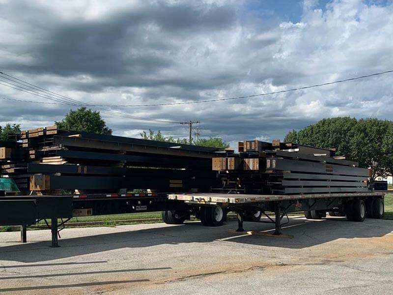 Materials on truck for Mongan Painting